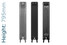CA-DE795-TH - Carron Deco 1 Column Cast Iron Radiator H795mm x W2114mm CA-DE795-TH - Carron Deco 1 Column Cast Iron Radiator H795mm x W2114mm